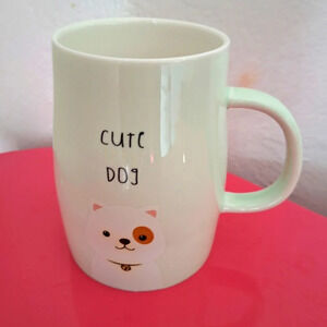 Cute little dog Mug 12 FL oz Light Green